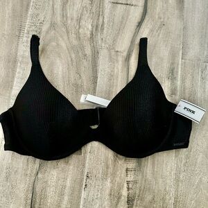 PINK Victoria's Secret Black swim suit top